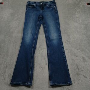 Silver Jeans Womens 28 Blue Denim Elyse Slim Bootcut Casual Pockets
